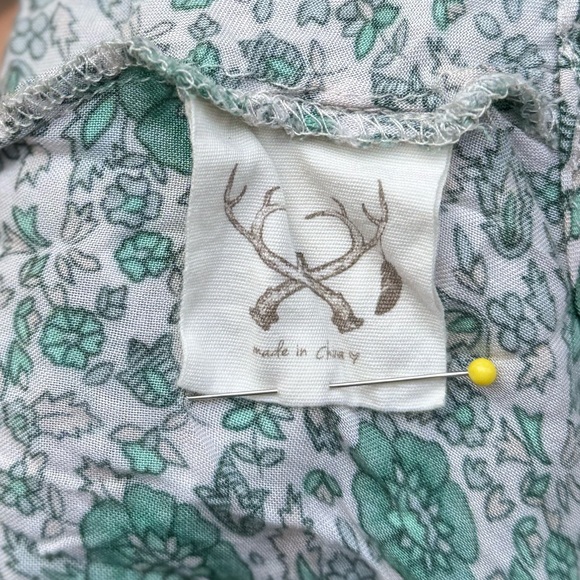 Spell Kombi Flutter Top in Sage - Picture 9 of 10